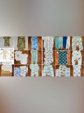 26 piece ocean aquatic vacation beach water nb - 6 mo mo bundle lot baby clothes